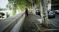 two lovers kissing - beautiful shot - steadycam HD Footage
