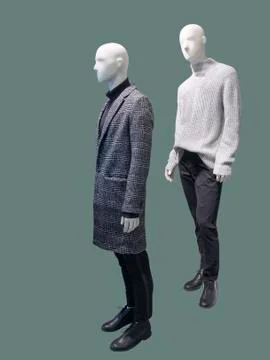 Two mail mannequins. Stock Photos
