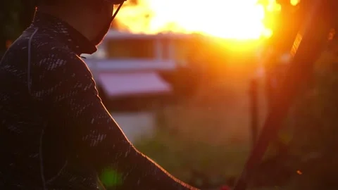 Two male friends practicing baseball Stock Footage 231561553