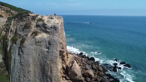 Two Man in the Cliff Stock Footage 274040811