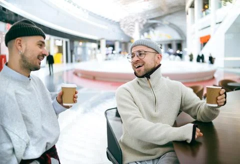Two man discussion Stock Photos