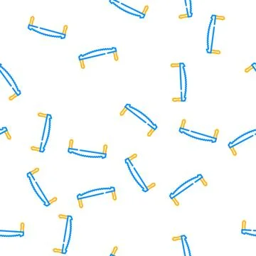 Two man forest saw vector seamless pattern Stock Illustration