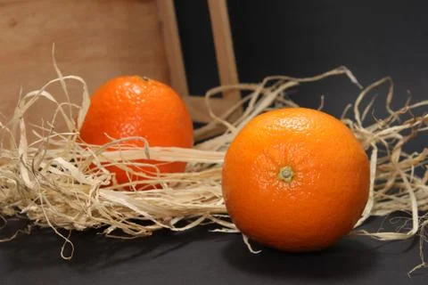 Two mandarin Foto stock