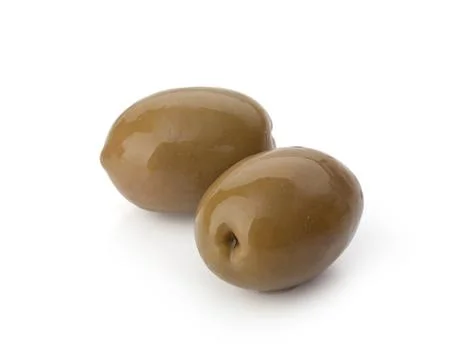 Two marinated olives Stock-Fotos