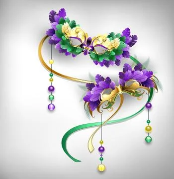 Two masks Stock Illustration