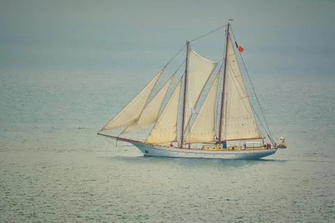 Two Masted Sailing Ship Stock Photos