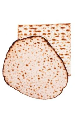 Two Matzas Stock Photos