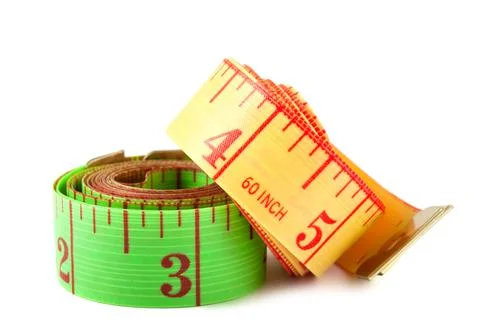 Two measuring tapes Stock Photos