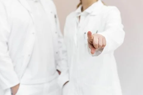 Two medic professionals 库存照片