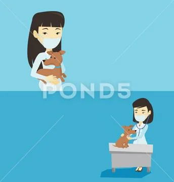 Two medical banners with space for text. Stock Illustration