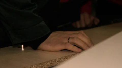 Two men are working at the machine. Stock Footage 125446962