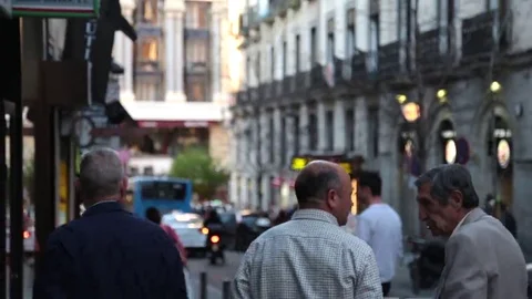 Two men in conversation Stock Footage 69110529