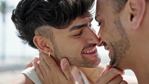 2 Men Kissing Stock Video Footage | Royalty Free 2 Men Kissing Videos