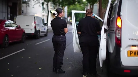 Two men dead after four stabbed in central London
 Stock-Footage 313905678