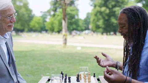 Two People Playing Chess Game First Moves Of Stock Footage SBV-309451141 -  Storyblocks