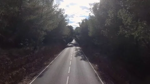 Two men going with bicycle trought the mountain Stock Footage 81516701