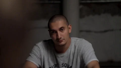 Two men have been negotiating at the table close-up Stock Footage 71575812