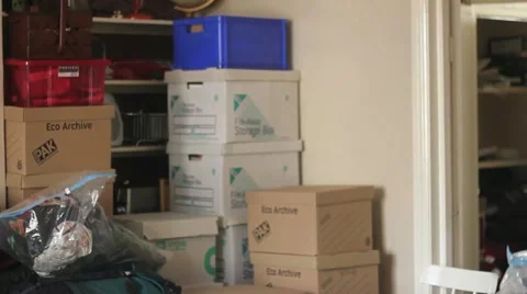 Two men move house Stock Footage 10908069