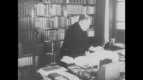 Two men plan defence of Berlin Stock Footage 103381023