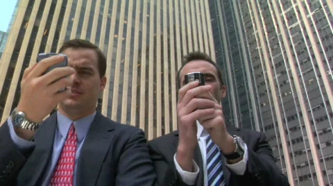 Two men with smart phone Video stock 844915