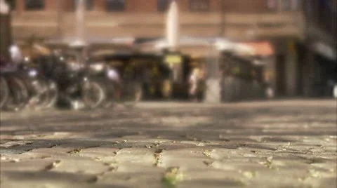 Two men walking in Malmo Stock Footage 11287200