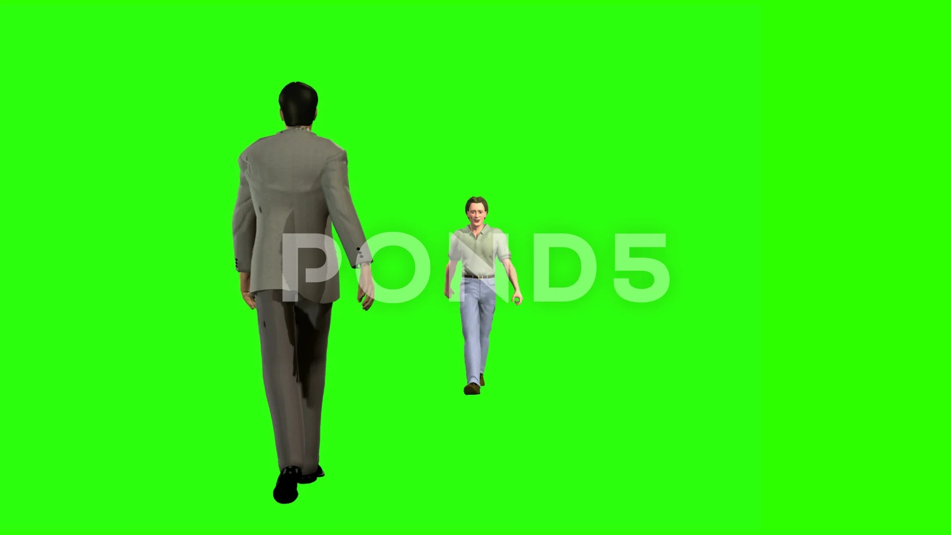 2 People Walking Away From Each Other
