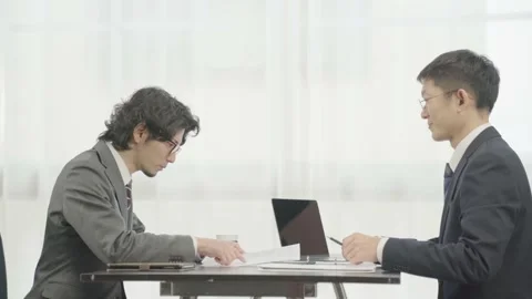 Two men wearing a suit Stock Footage 161813163