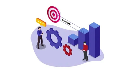 Two men working for search engine optimization Stock Footage 220243083