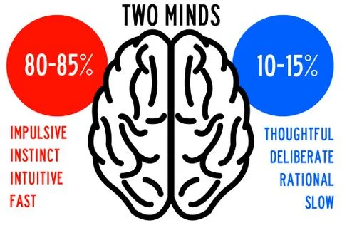 Two minds Stock Illustration