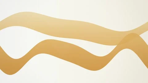 Two minimalist fluid ribbon bands flow in a seamless loop 動画素材 341859451