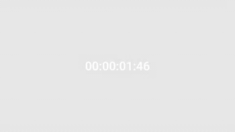 Two minutes day countdown timer animation in sixty seconds with alpha channel Stock Footage 341144662