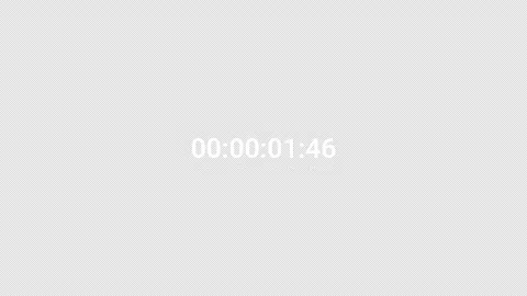 Two minutes day countdown timer animation in sixty seconds with alpha channel Stock Footage 341183191
