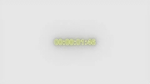 Two minutes day countdown timer animation in sixty seconds with alpha channel Stock Footage 341270097