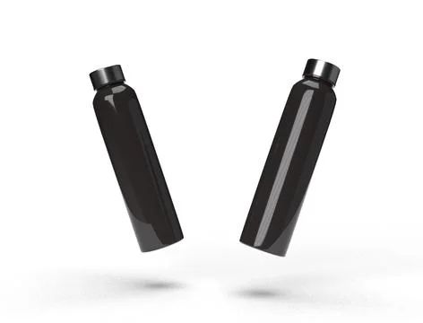 Two mockup of a perfume bottle Stock Photos
