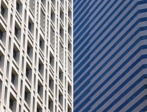 Two modern skyscraper Stock Photos