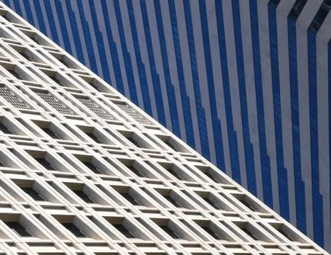 Two modern skyscraper Stock Photos