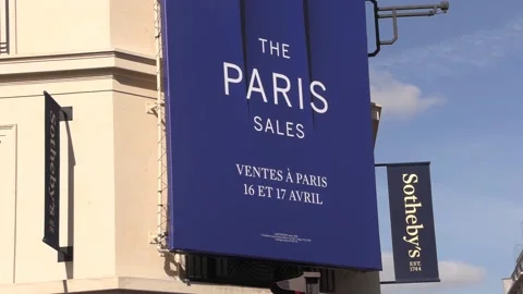 Two Monet paintings sell for 16 million euros in Paris, París, FR - 16 Apr 2026 Stock Footage 332864833