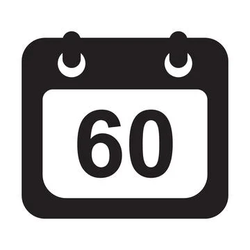 Two months icon vector for graphic design, logo, web site, social media, mobi Stock-Illustration