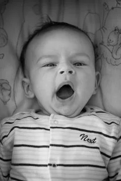 Two months old boy Stock Photos