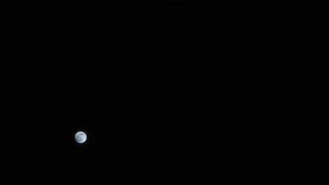 Two Moon Movement Timelapses Stock Footage 130542110
