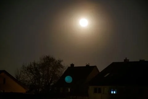 Two Moons Stock Photos