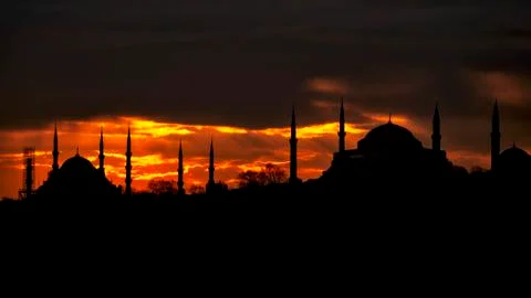 Two mosques Stock Photos