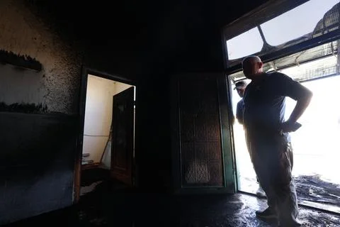 Two mosques set on fire near Ramallah - 17 Jun 2026 Stock Photos