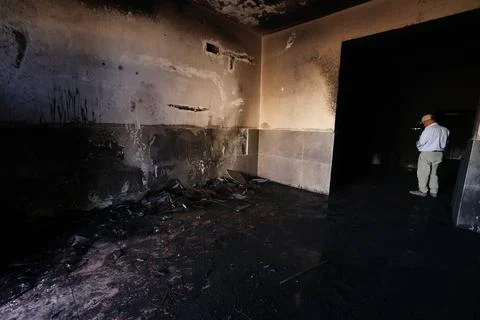 Two mosques set on fire near Ramallah - 17 Jun 2026 Stock Photos