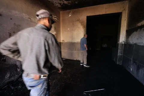 Two mosques set on fire near Ramallah - 17 Jun 2026 Stock Photos