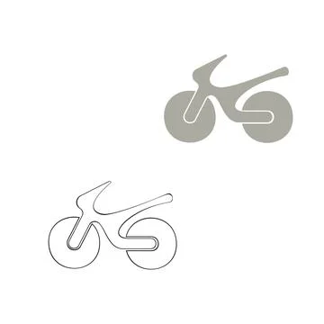 Two motorbikes Иллюстрация