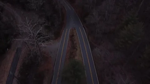 Two Mountain Roads Stock Footage 146381849