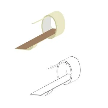 Two MRI scanners colored Иллюстрация