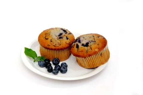 Two muffins Stock Photos