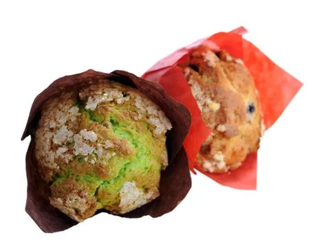 Two muffins Stock Photos